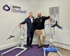 Jason Leek (CEO Prism Healthcare) and Chris Morgan (MD Joerns Healthcare UK)