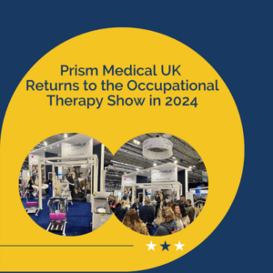 Graphic of Prism Medical UK at the 2023 OT Show