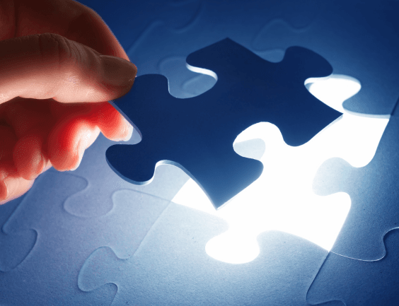 Picture of a jigsaw puzzle